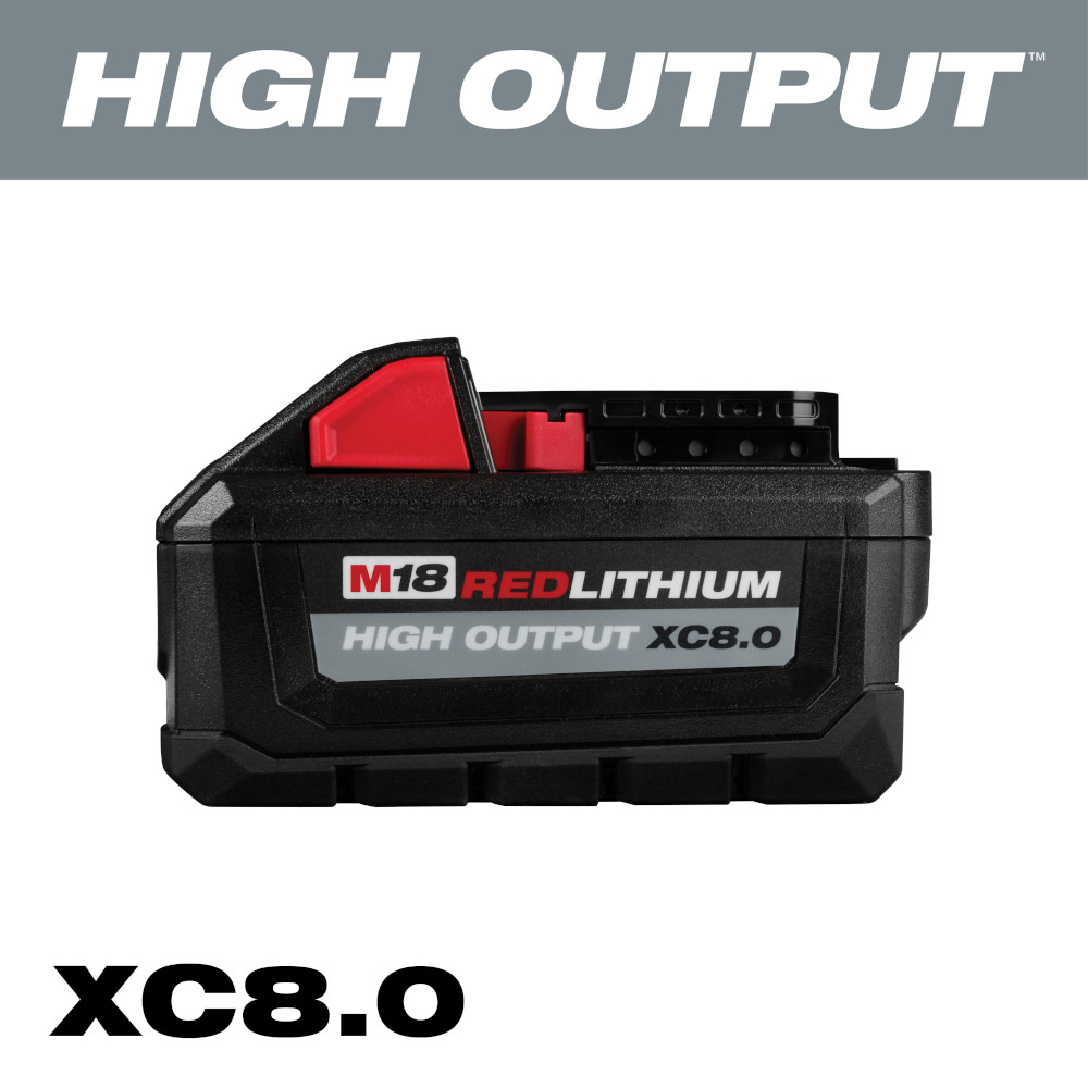 Milwaukee M18 REDLITHIUM High Output XC8.0 Battery from Columbia Safety